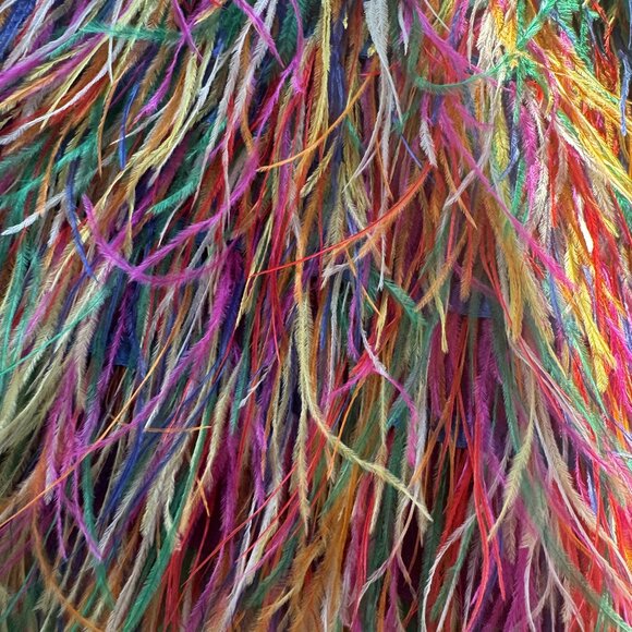 Akira Rainbow Feather Mini Dress XS – Brand New With Tags - Picture 2 of 4